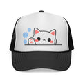 Peeking Cat Trucker Cap – Kawaii Cat Baseball Hat