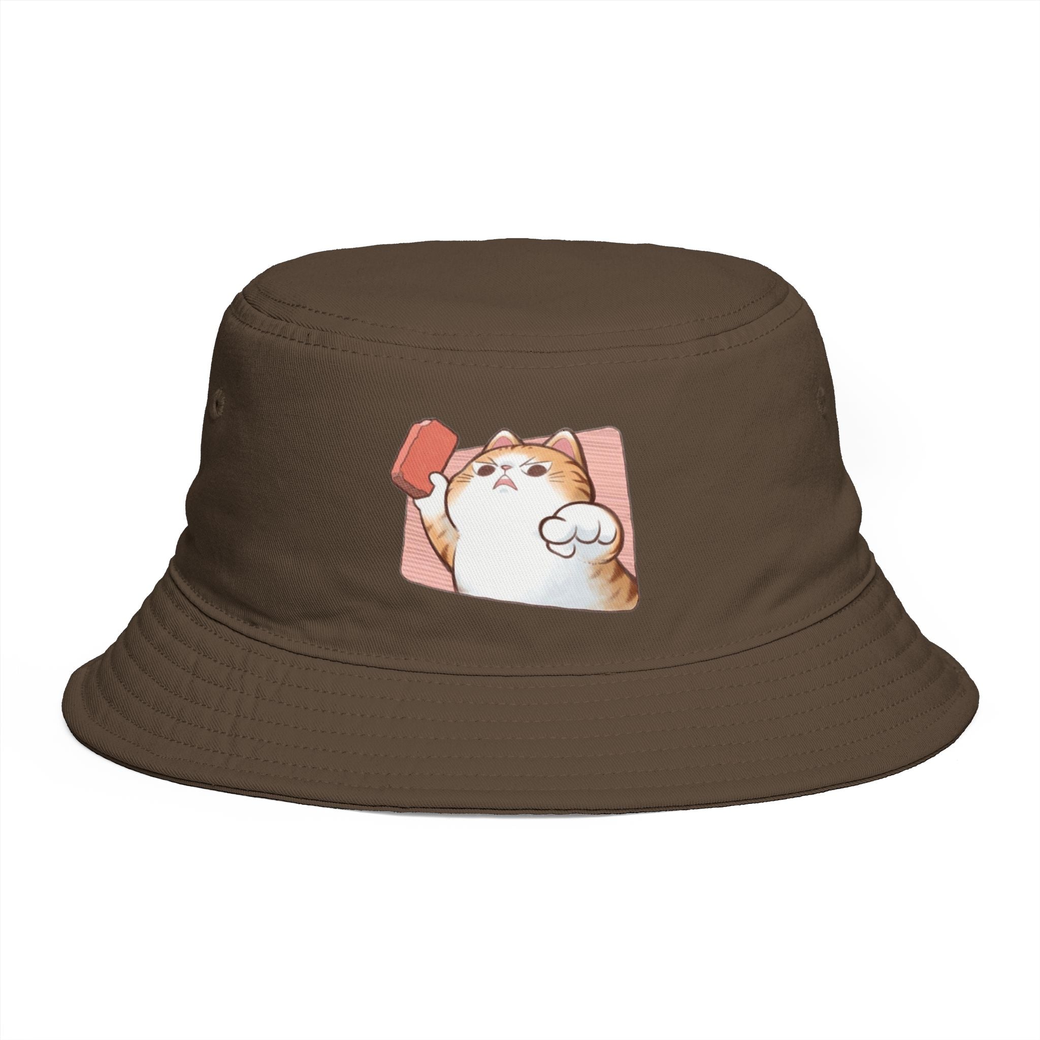 Cat Selfie Bucket Hat – Funny Cat Graphic Hat