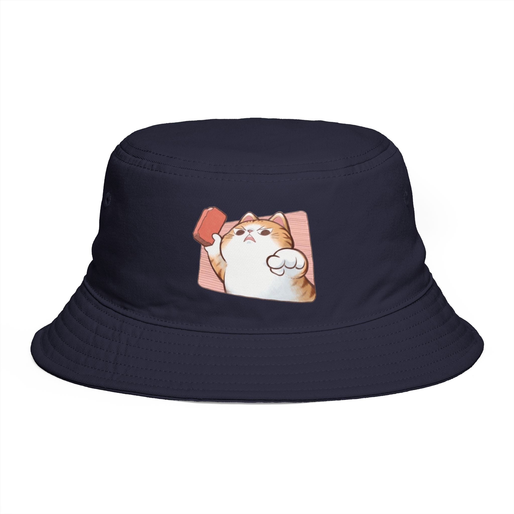 Cat Selfie Bucket Hat – Funny Cat Graphic Hat