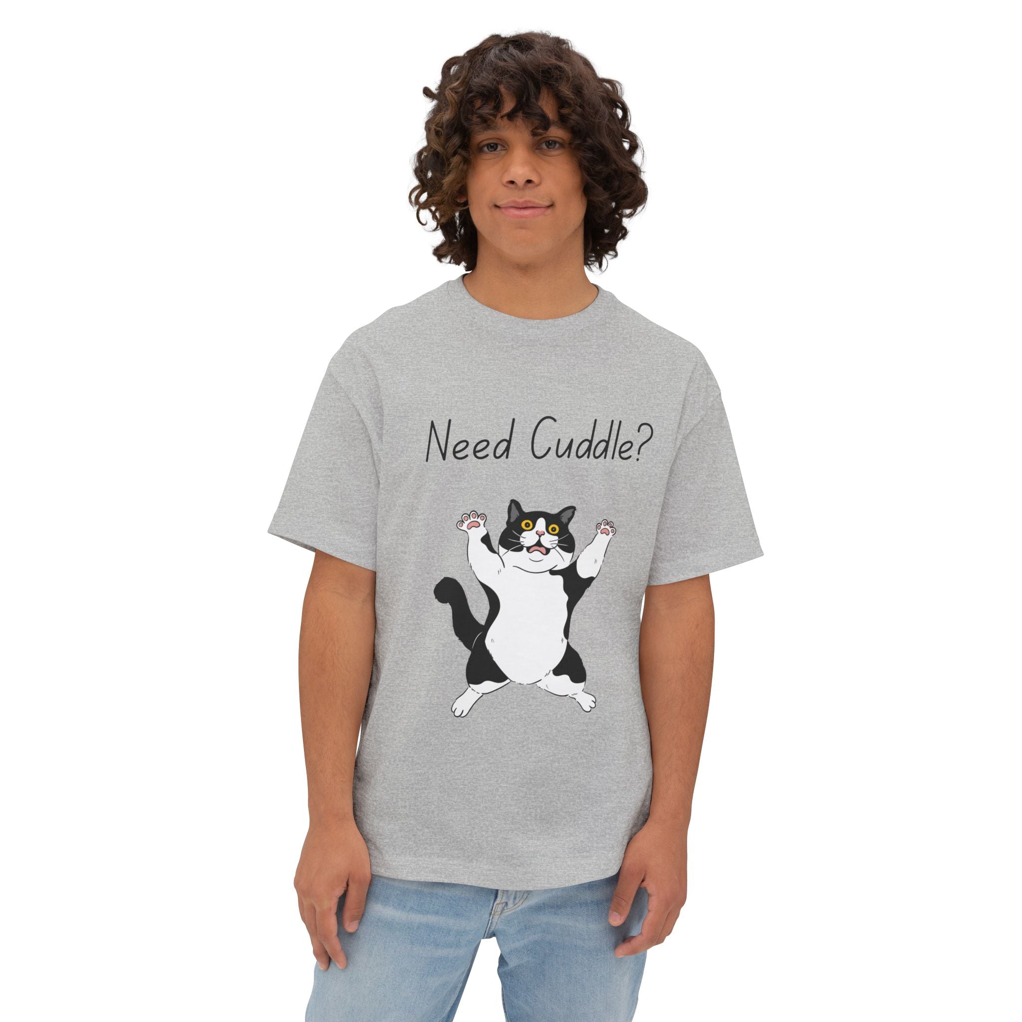 Need Cuddle Cat T-Shirt – Cute Cat Graphic Tee