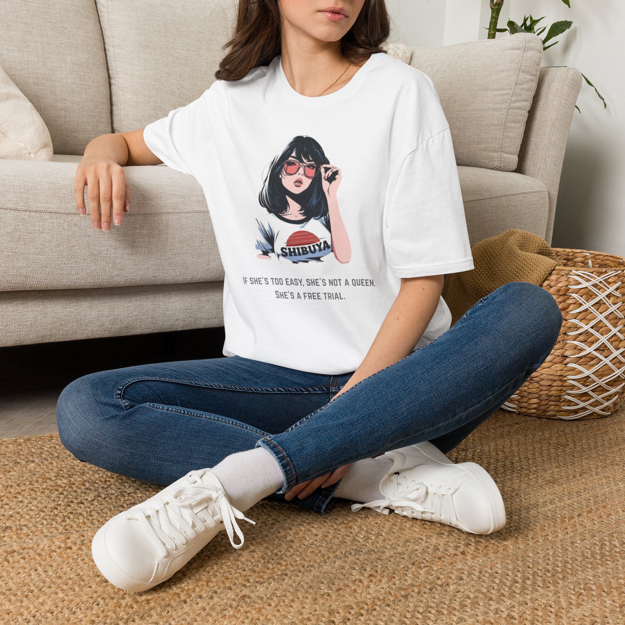 Queen Energy T-Shirt – Retro Girl Graphic Tee