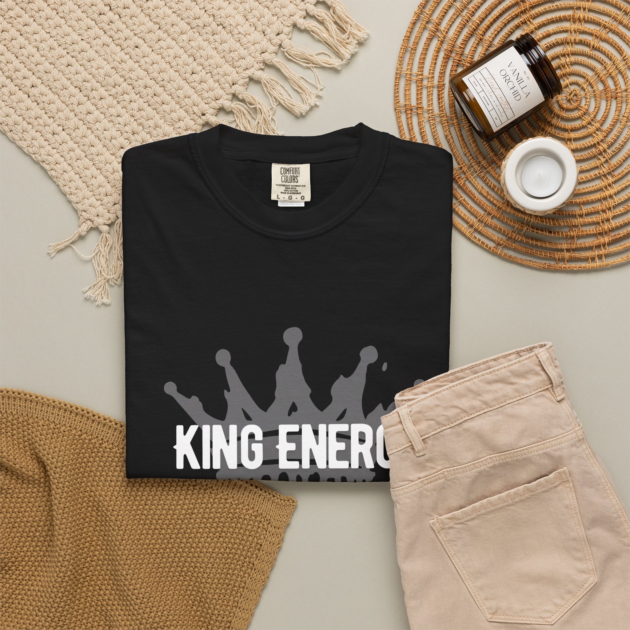 King Energy Discipline T-Shirt – Motivational Graphic Tee