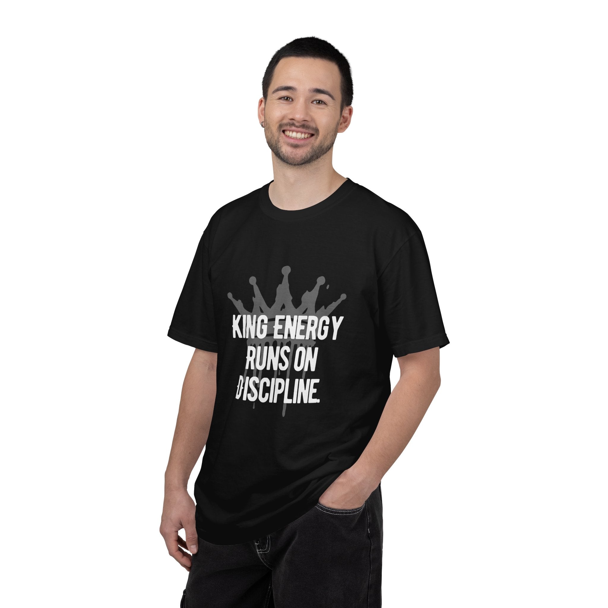 King Energy Discipline T-Shirt – Motivational Graphic Tee