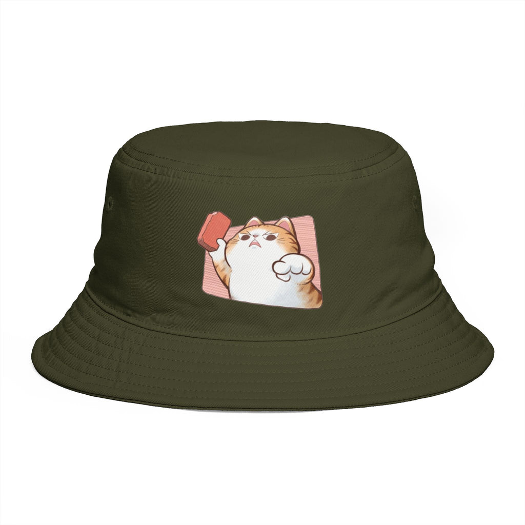 Cat Selfie Bucket Hat – Funny Cat Graphic Hat