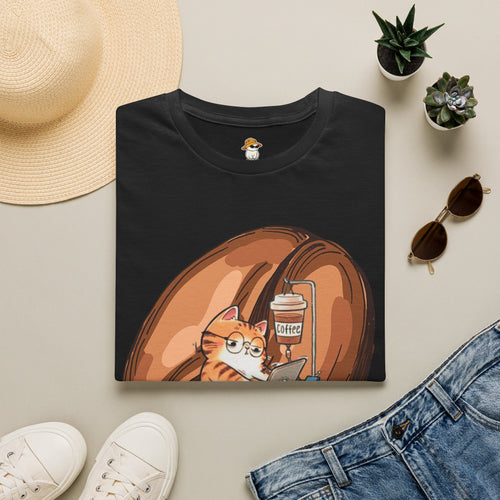 I Need Coffee Cat T-Shirt – Funny Cat Graphic Tee
