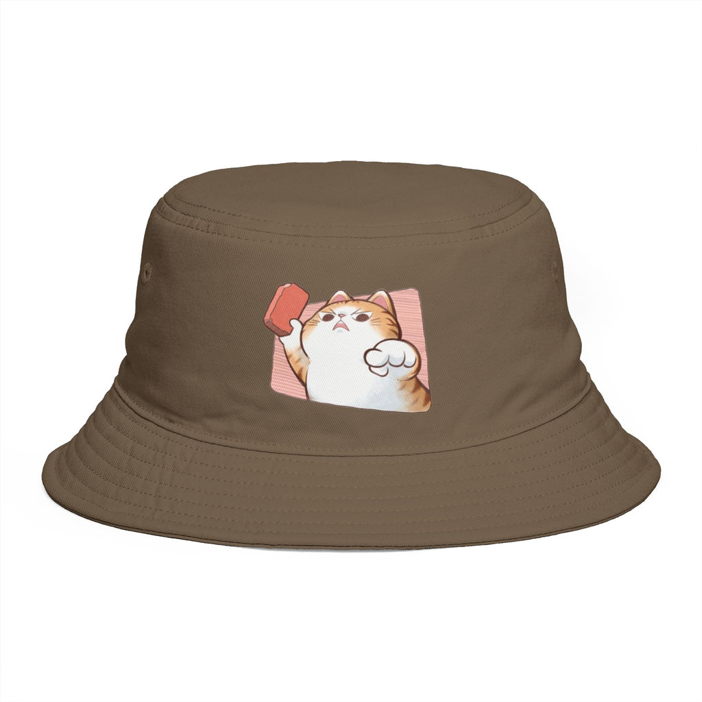 Cat Selfie Bucket Hat – Funny Cat Graphic Hat