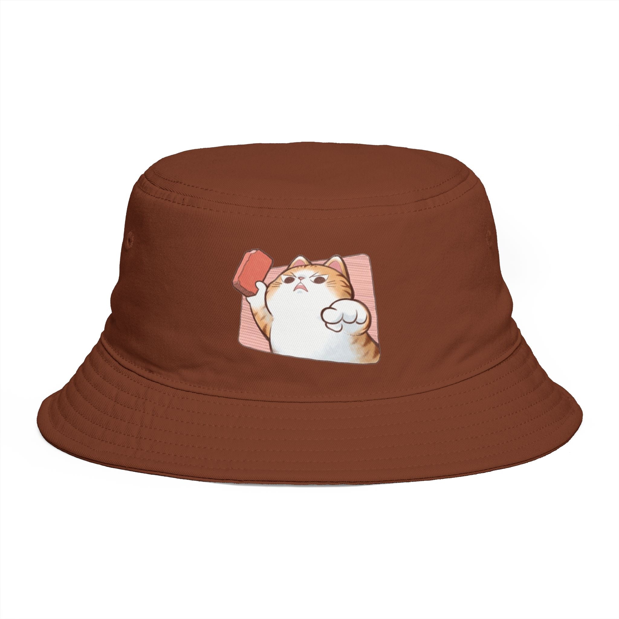 Cat Selfie Bucket Hat – Funny Cat Graphic Hat