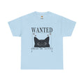 Wanted Cat Graphic Tee – Funny Black Cat T-Shirt