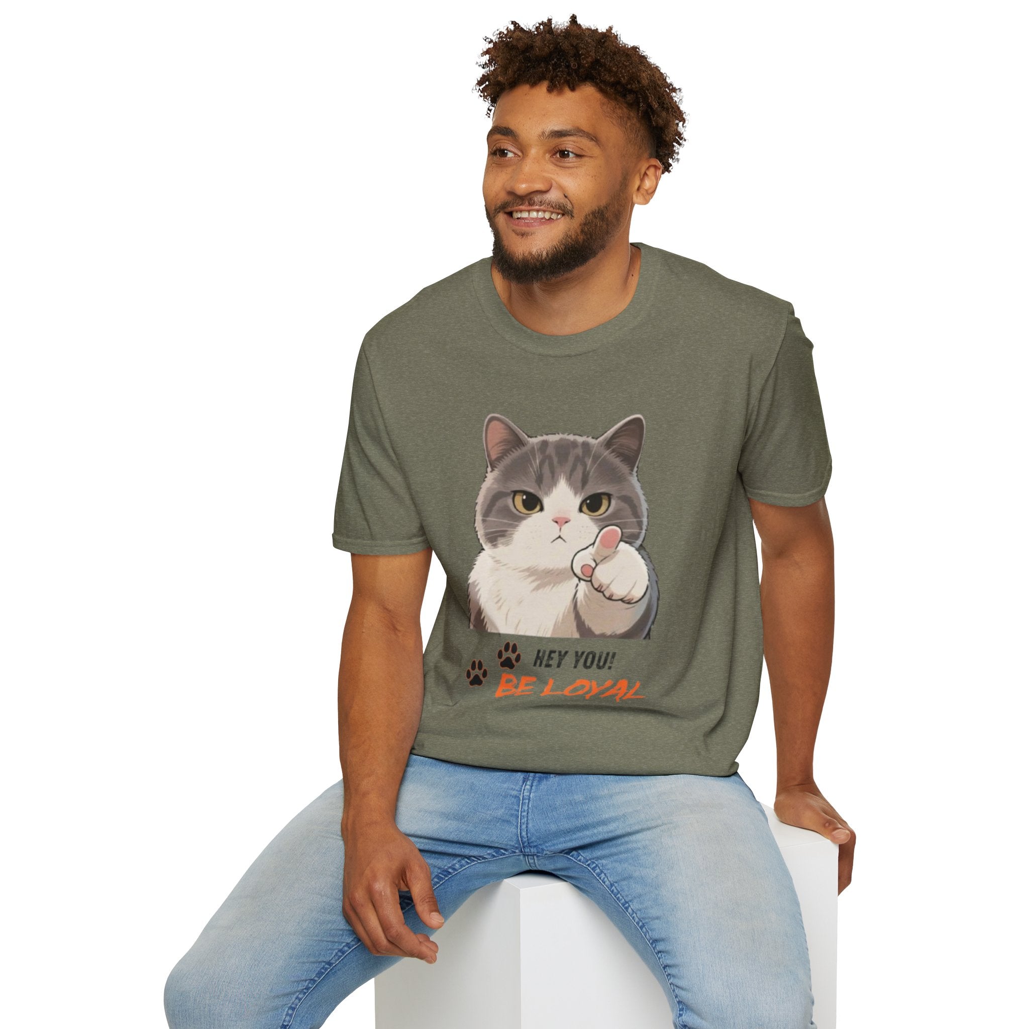 Hey you! Unisex Softstyle T-Shirt